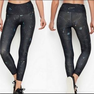 Victoria Secret Sport Space Leggings Gray Moon Celestial Girls Women Size XS